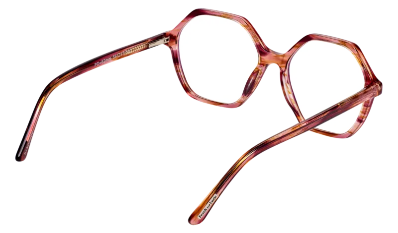 Back side picture of Frank and Lucie Eyewill glasses in our elegant concealer color 