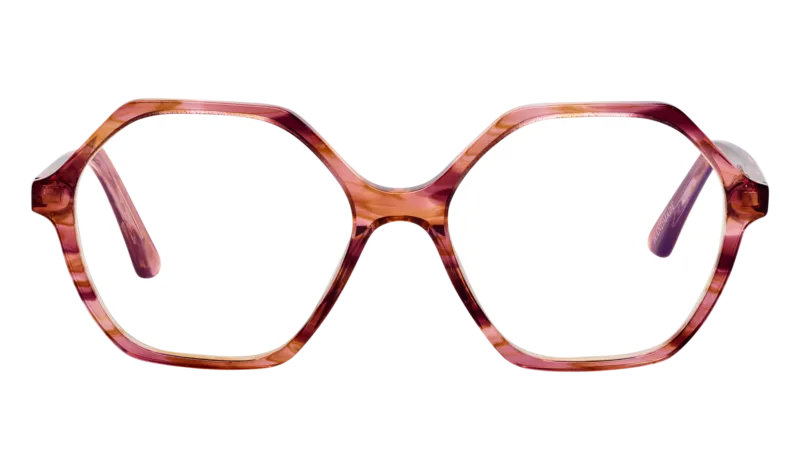 Front picture of Frank and Lucie Eyewill glasses in our elegant concealer color 