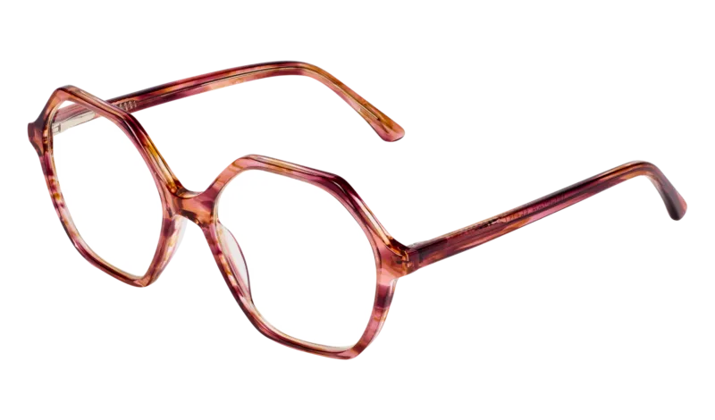 Front side picture of Frank and Lucie Eyewill glasses in our elegant concealer color 