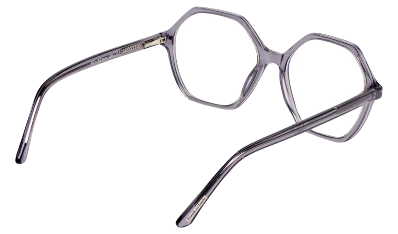 Back side picture of Frank and Lucie Eyewill glasses in our couverture color 