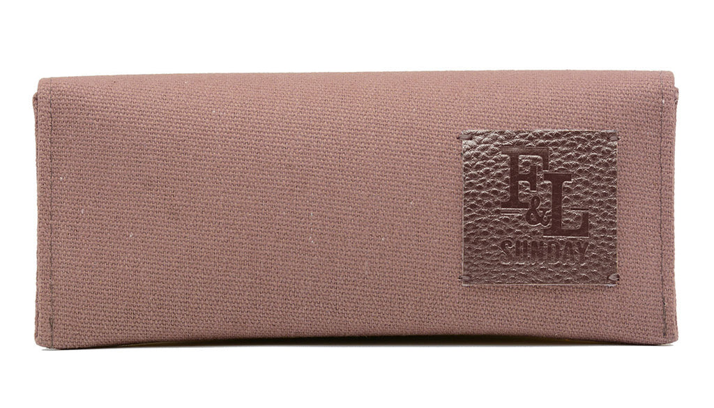 Backside Frank and Lucie Hardcase Wink in color Negroni with structured fabric