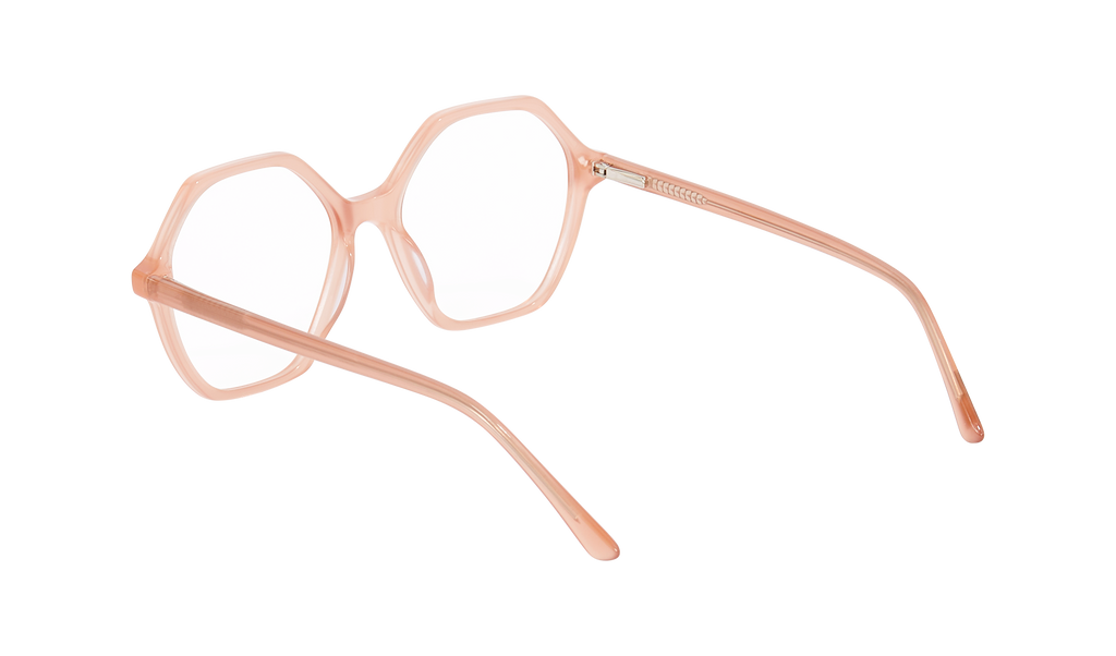 Front side picture of Frank and Lucie Eyewill glasses in the color Ballet