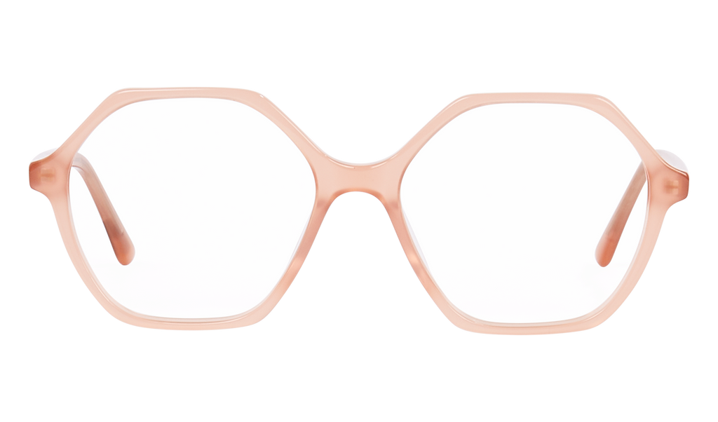 Front picture of Frank and Lucie Eyewill glasses in the color ballet