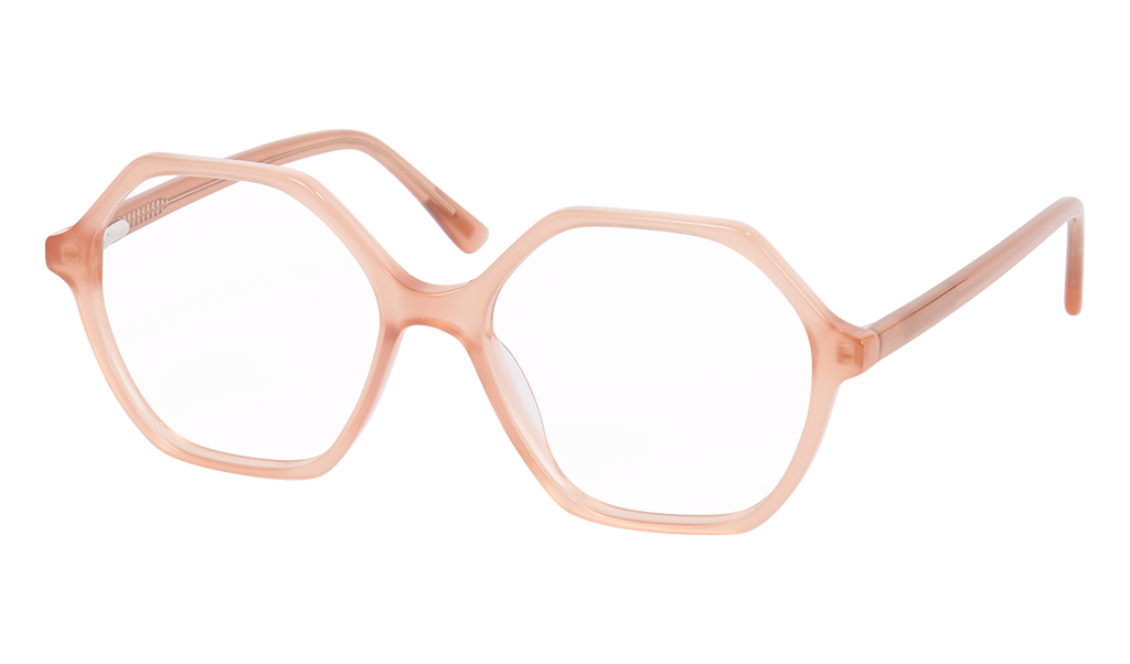 Front side picture of Frank and Lucie Eyewill glasses in the color Ballet