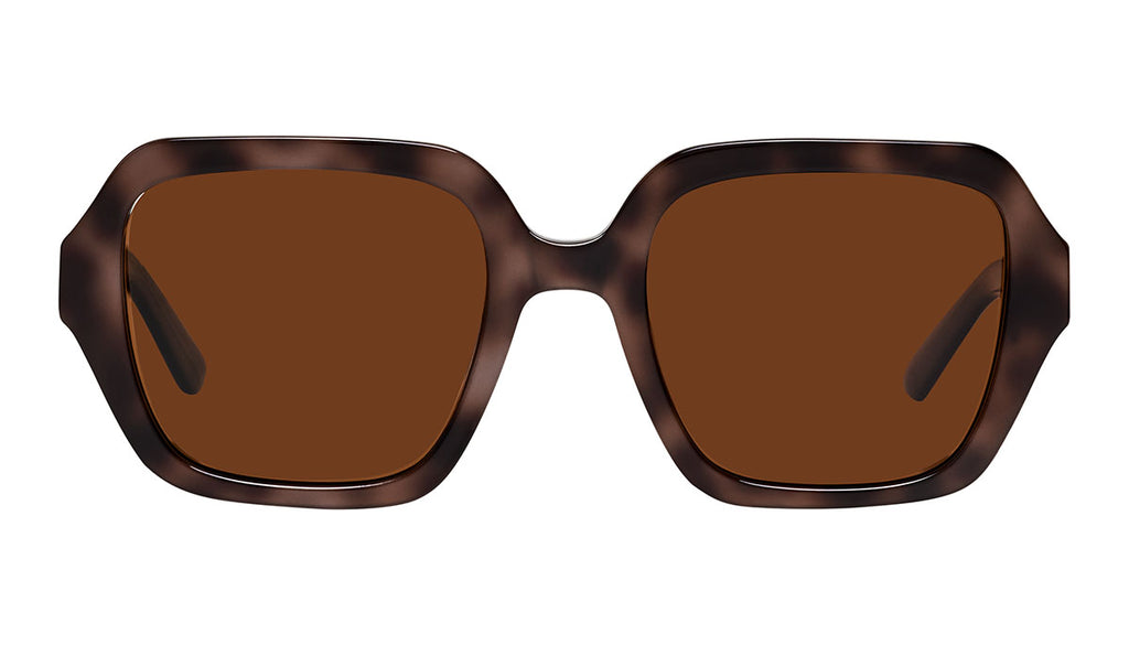 Front view of Frank and Lucie Limited Sunglasses from Sunday Limited Ciao Retro Collection edition Espresso