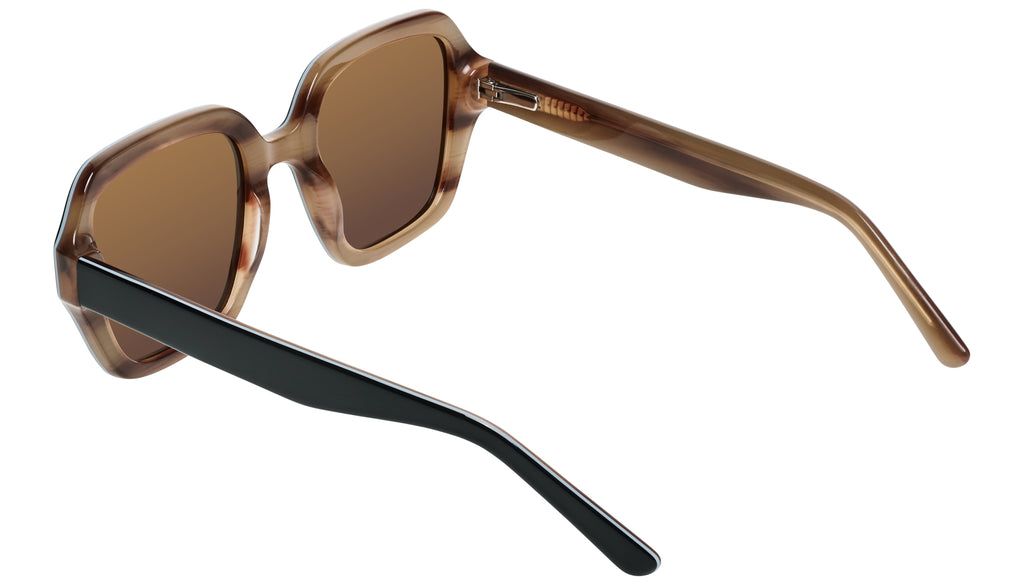 Back view of Frank and Lucie Limited Sunglasses from Sunday Limited Ciao Retro Collection edition Cassatina