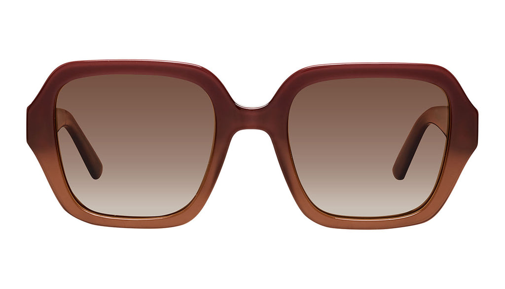 Front view of Frank and Lucie Limited Sunglasses from Sunday Limited Ciao Retro Collection edition Due Passi