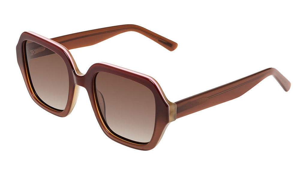 Side view of Frank and Lucie Limited Sunglasses from Sunday Limited Ciao Retro Collection edition Due Passi