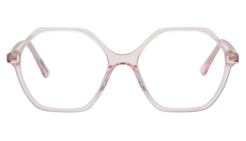 Front picture of Frank and Lucie Eyewill glasses in the color Ballet