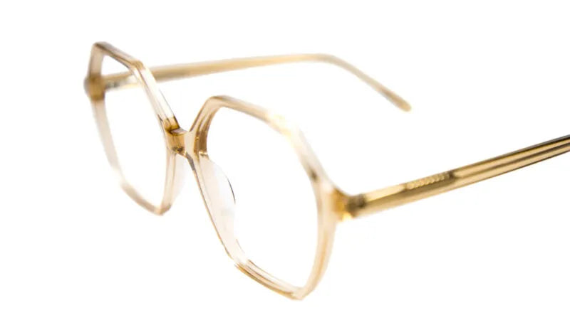 Detailed picture of Frank and Lucie Eyewill glasses in elegant Daffodil colour